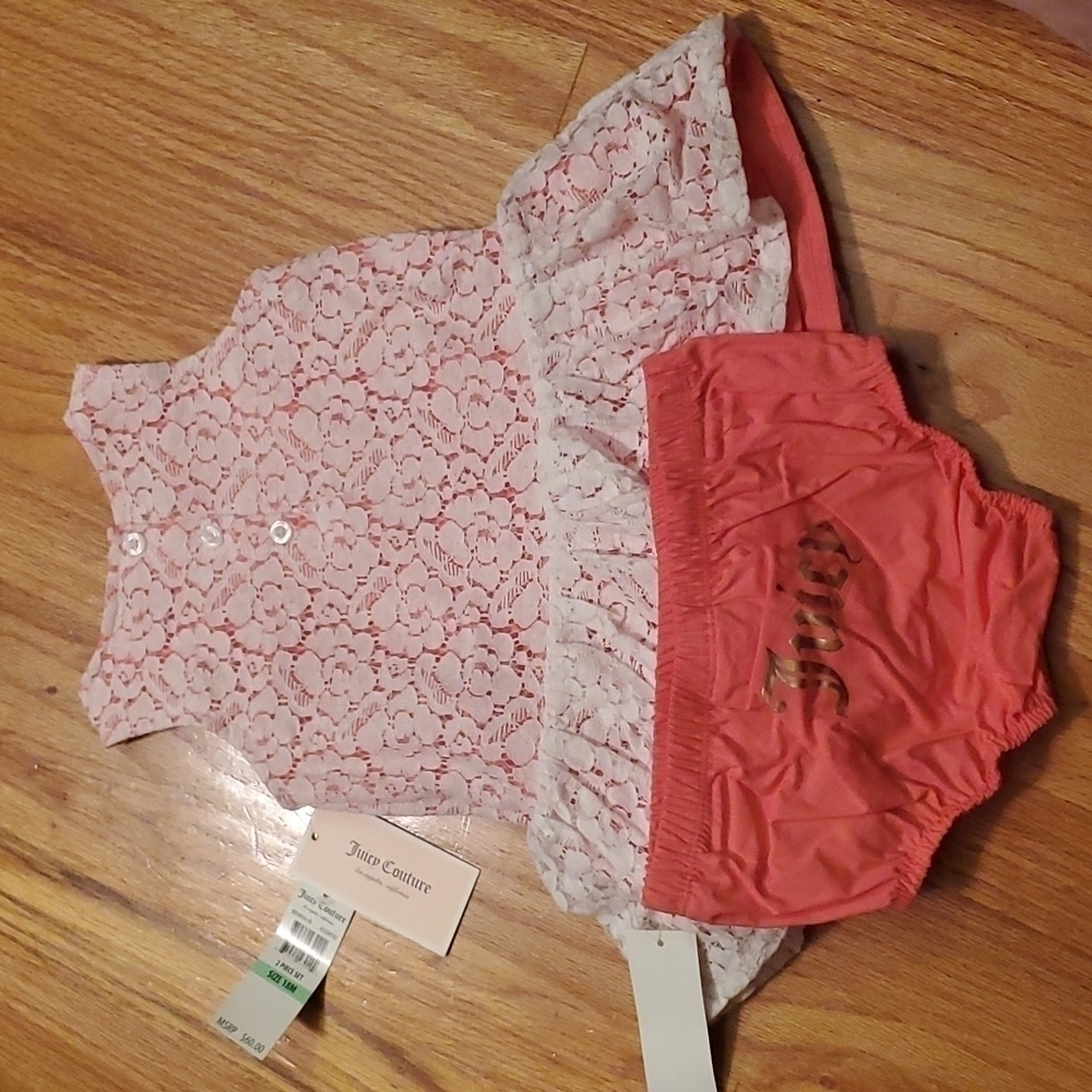 Juicy Couture Two Piece Set Size 18 Months New - Picture 6 of 7